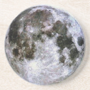 En Grès Dessous de verre de Pleine lune