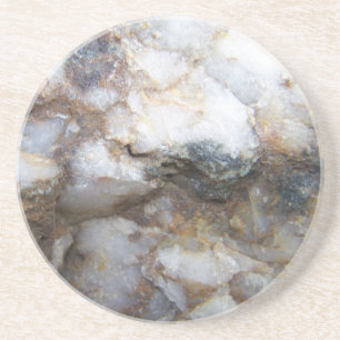 En Grès Dessous de verre de quartz