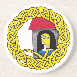 En Grès Dessous de verre de Rapunzel