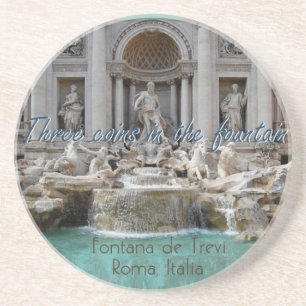 En Grès DESSOUS DE VERRE de ROME Italie