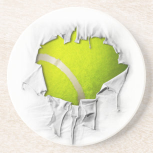 En Grès Dessous de verre de tennis Torn
