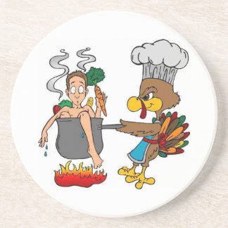 En Grès Dessous de verre de thanksgiving