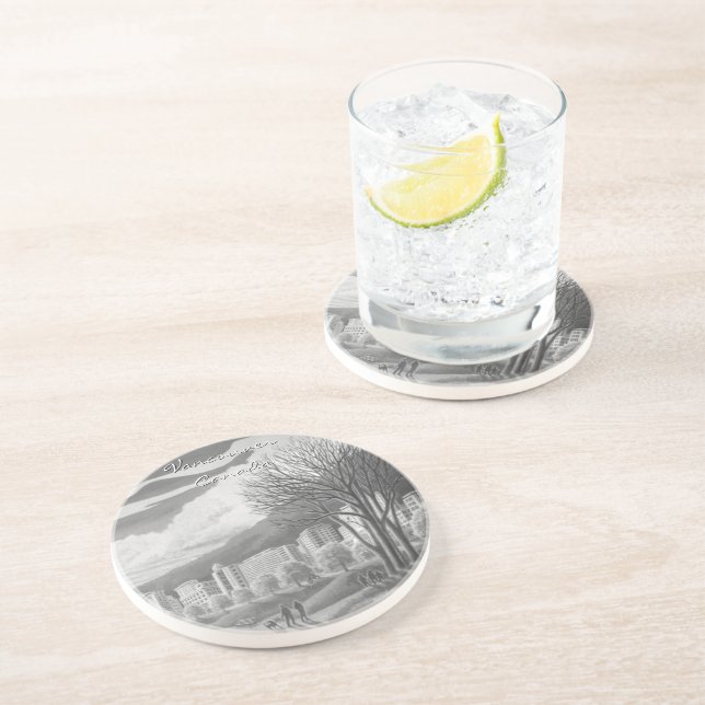En Grès Dessous de verre de Vancouver Dessous de verre de  (Côté)