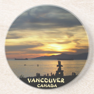 En Grès Dessous de verre de Vancouver Inukshuk Vancouver S