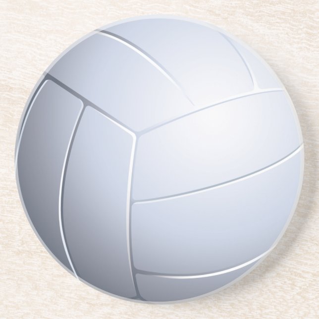 En Grès Dessous de verre de volleyball (Devant)
