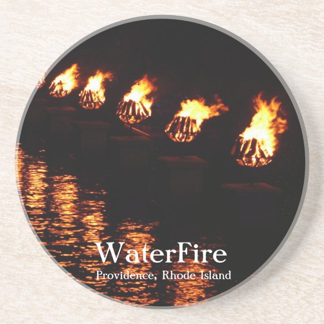 En Grès Dessous de verre de Waterfire (Devant)