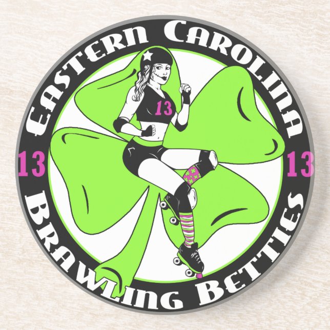 En Grès Dessous de verre d'ECBB (Devant)