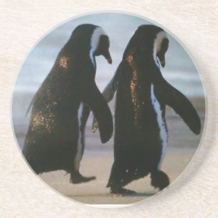 EN GRÈS DESSOUS DE VERRE DES PARTENAIRES PENGUIN