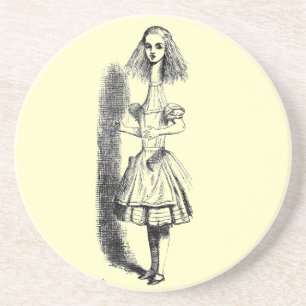 En Grès Dessous de verre d'illustration d'Alice