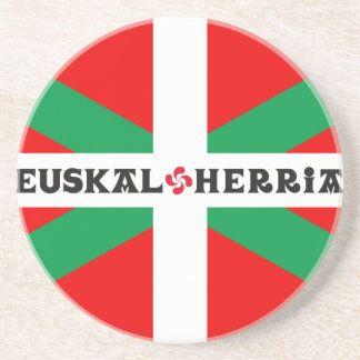 En Grès Dessous de verre Drapeau Basque "Ikkurina"