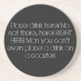 En Grès Dessous de verre drôle