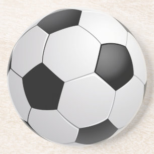 En Grès Dessous de verre du football du football