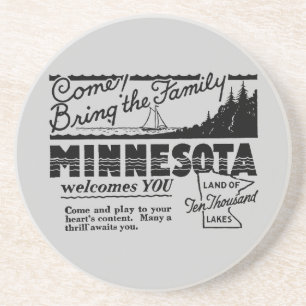 En Grès Dessous de verre du Minnesota