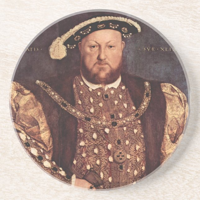 En Grès Dessous de verre du Roi Henry VIII (Devant)