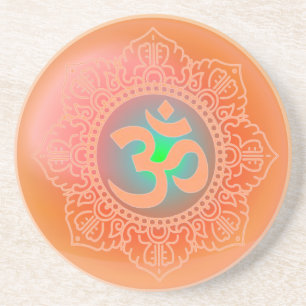 En Grès DESSOUS DE VERRE du symbole OM