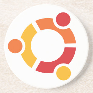 En Grès Dessous de verre d'Ubuntu