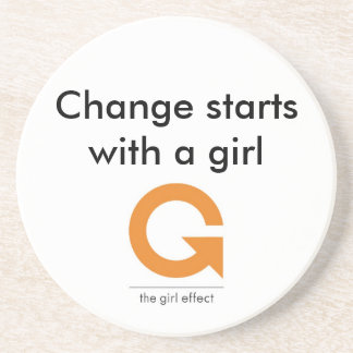 En Grès Dessous de verre - effet de fille