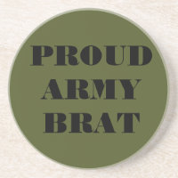 Dessous de verre Fier Brat de l'Armée