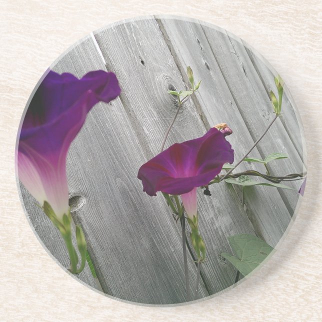 En Grès Dessous de verre Floral Boisson (Devant)