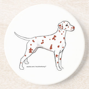 En Grès Dessous de verre : Foie Dalmatien