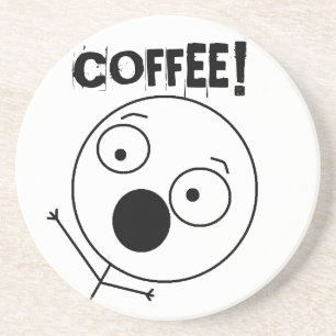 En Grès Dessous de verre fous de type