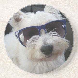 En Grès Dessous de verre frais de Westie