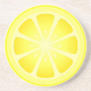 En Grès Dessous de verre fruités de citron de Tootie