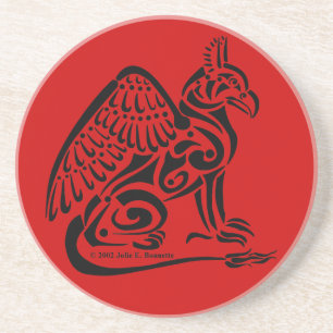 En Grès Dessous de verre Griffin