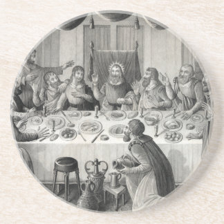 En Grès dessous de verre "La Dernière soupe"
