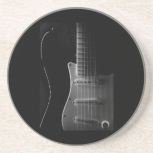 En Grès dessous de verre "LA GUITARE ULTIME"
