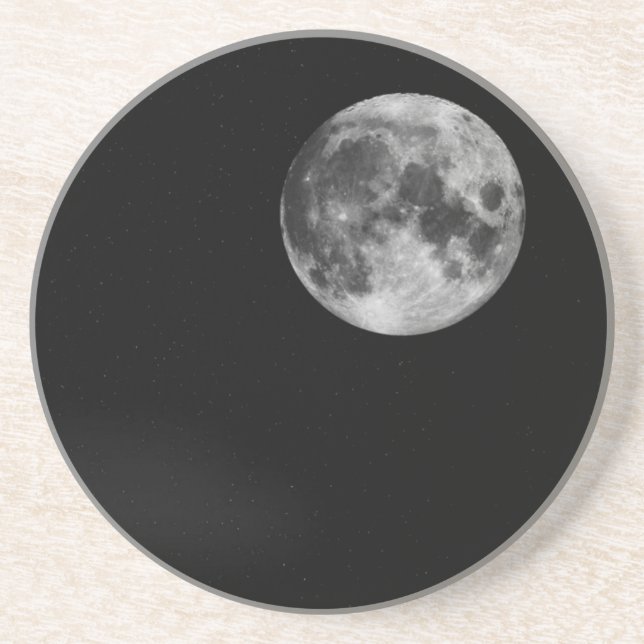 En Grès Dessous de verre Lune (Devant)