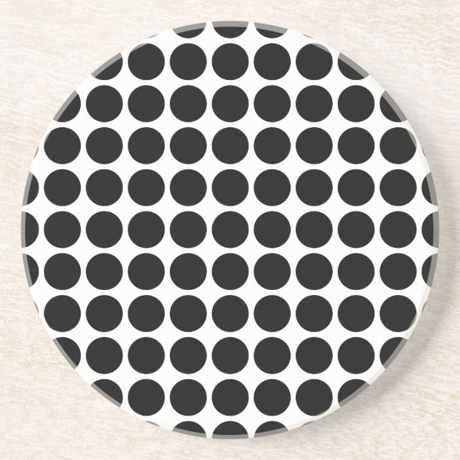 En Grès Dessous de verre mini-Pois (Devant)