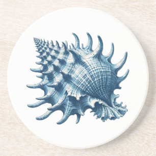 En Grès Dessous de verre nautique Murex Shell