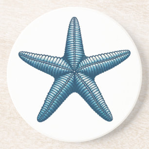En Grès Dessous de verre nautique Starfish