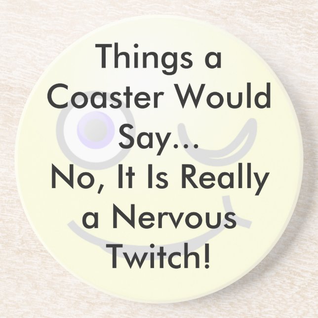 En Grès Dessous de verre Nervous Twitch (Devant)
