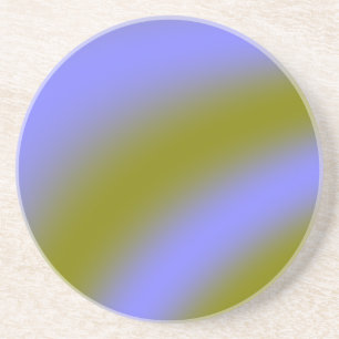 En Grès Dessous de verre nuages fluorescents