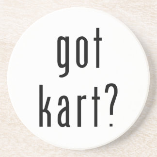 En Grès dessous de verre obtenus de kart