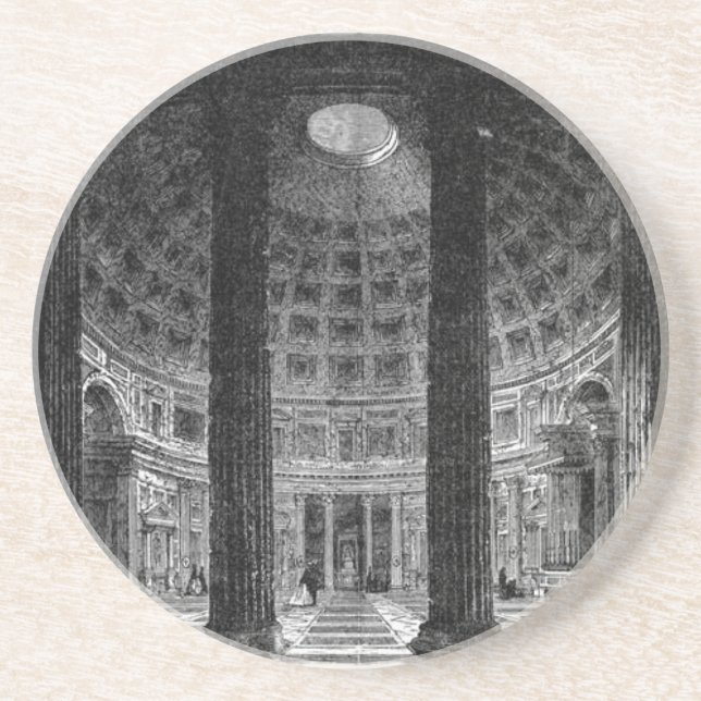 En Grès Dessous de verre Panthéon (Devant)