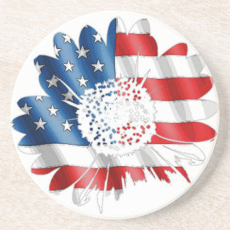 En Grès Dessous de verre patriotique