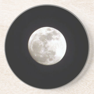 En Grès Dessous de verre - pleine lune