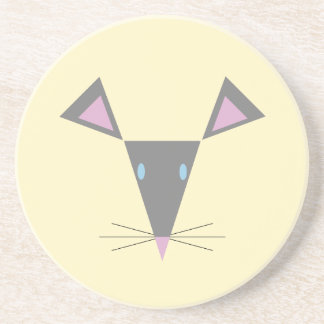 En Grès Dessous de verre principaux de souris