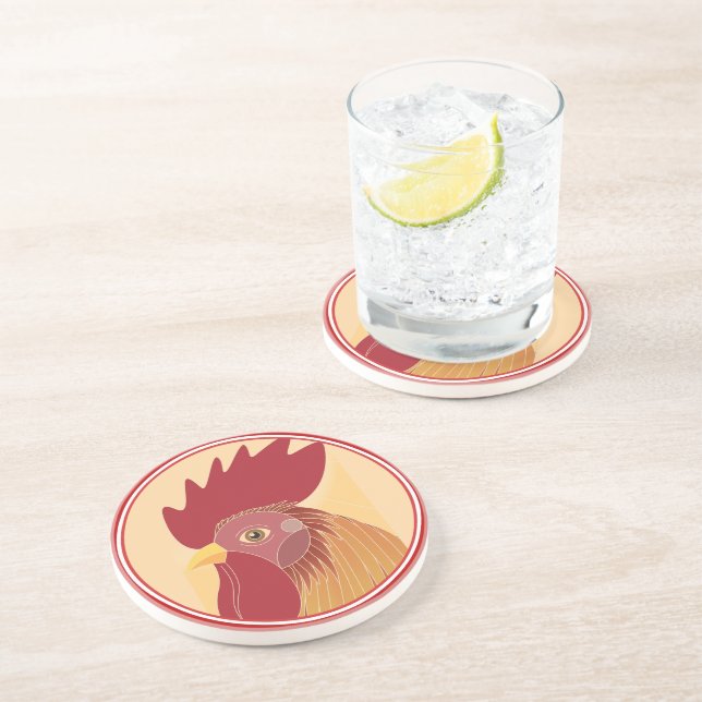 En Grès Dessous de verre Rooster Sandstone (Côté)