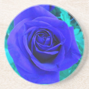 En Grès Dessous de verre Rose bleu Sapphire