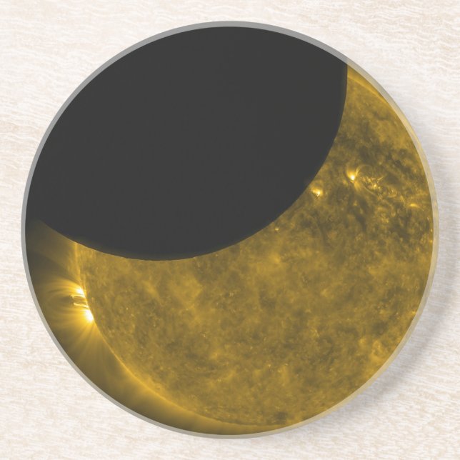 En Grès Dessous de verre Sandstone Sun & Moon (Devant)