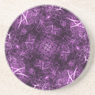 En Grès Dessous de verre Sangria/Violet Fractal_Sandstone