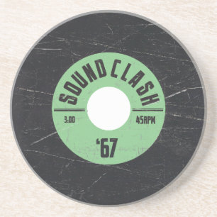 En Grès Dessous de verre Sound Clash Reggae/Ska Sandstone
