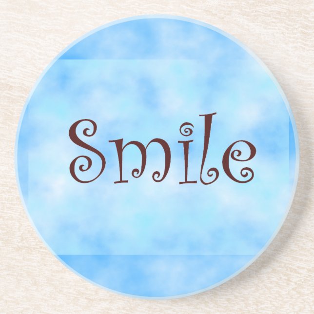 En Grès Dessous de verre souriant (Devant)