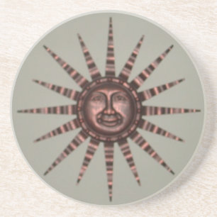 En Grès Dessous de verre SUN AZTEC