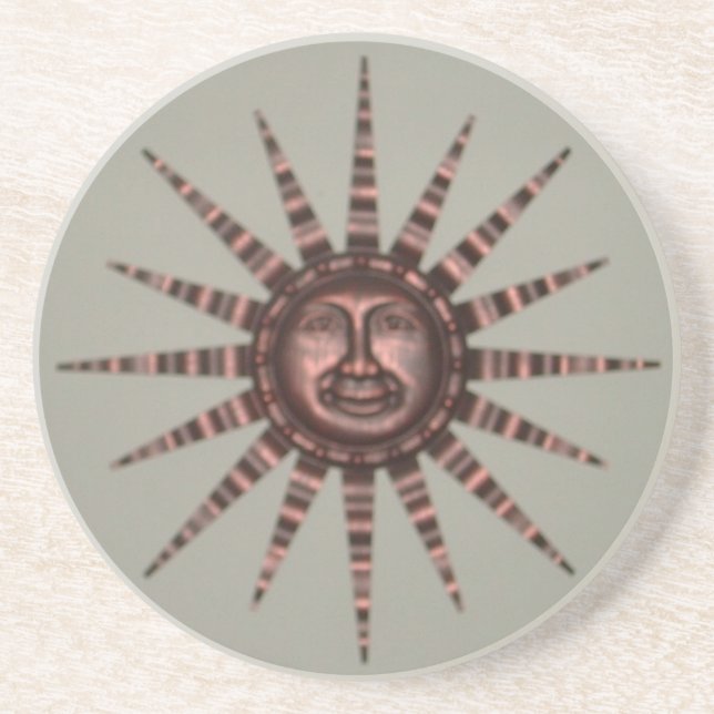 En Grès Dessous de verre SUN AZTEC (Devant)