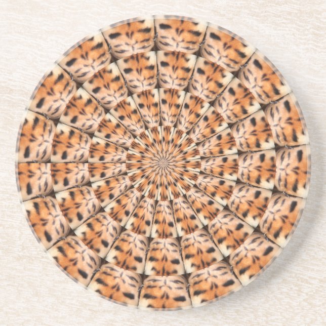 En Grès Dessous de verre Tiger Stripes (Devant)